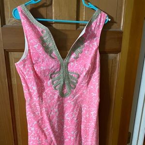 Lilly Pulitzer, gold trim